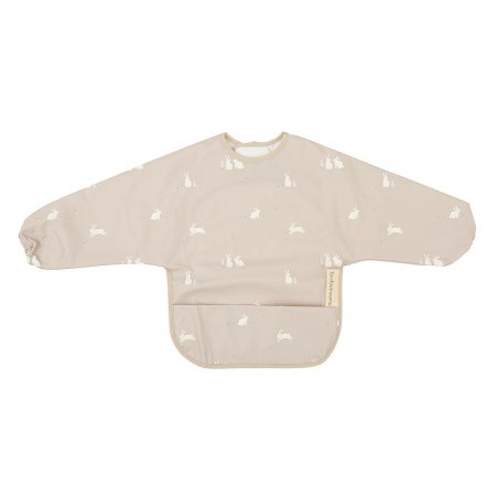 BABETE IMPERMEÁVEL COM MANGAS BUNNY GRIS 40X75 BIMBIDREAMS