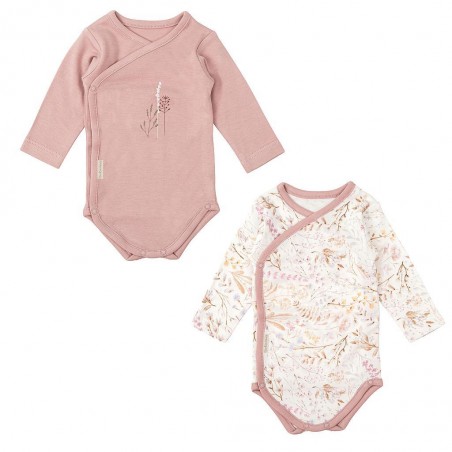 PACK 2 BODIES MANGA COMPRIDA NIZA ROSA BIMBIDREAMS