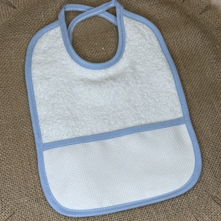 BABETE PARA BORDAR RETANGULAR BEIRA AZUL 23X30