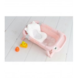 BANHEIRA DOBRAVEL ROSA COM REDE OLMITOS