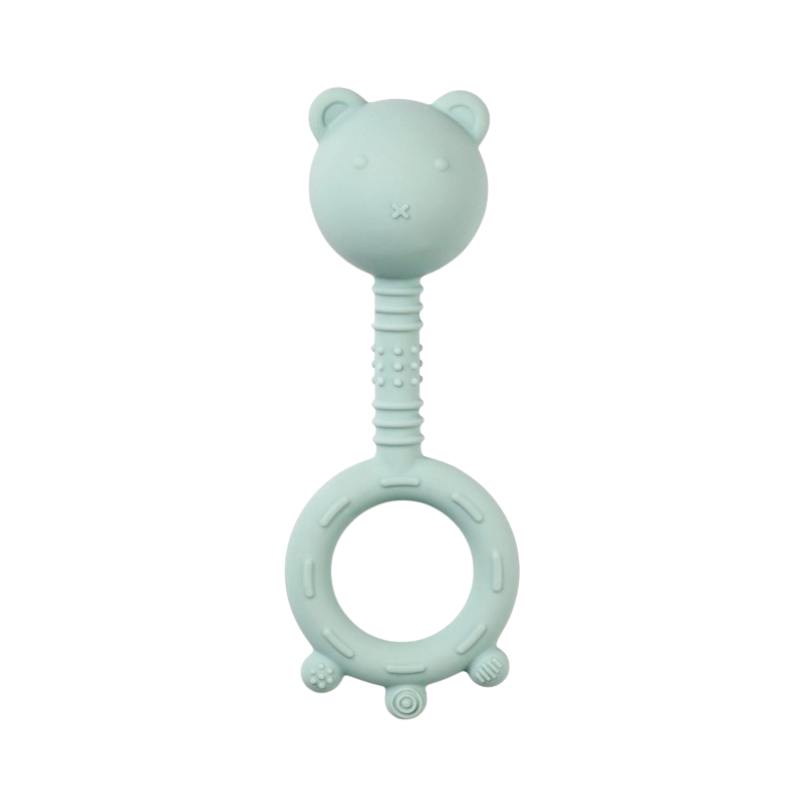 MORDEDOR / ROCA SILICONE URSO VERDE ÀGUA NATTOU