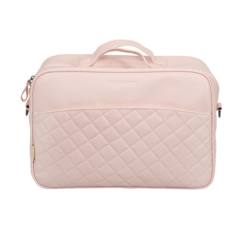 MALA MATERNIDADE + TROCADOR NEW QUILT ROSA BIMBIDREAMS