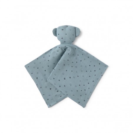 DOUDOU AZUL ESTRELAS E CORAÇOES TOUS