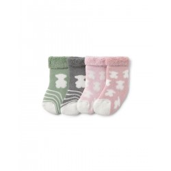 PACK 4 PAR MEIAS BEBE 2305 MULTICOR MENINA TOUS