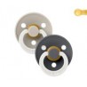 2 CHUPETAS BIBS BABY NOTURNAS SAND/IRON  6-18M