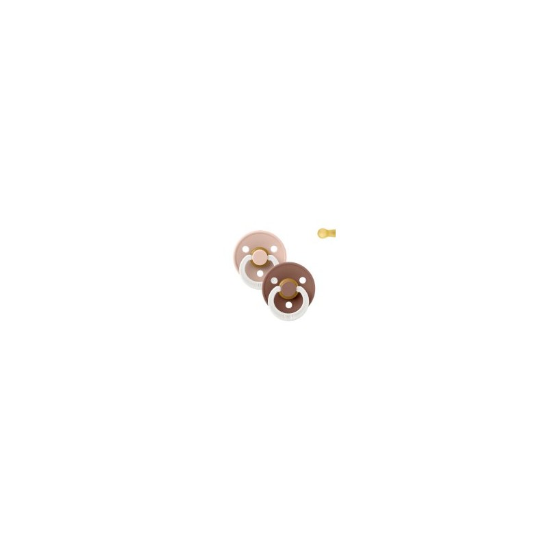 2 CHUPETAS BIBS NOTURNAS BLUSH/WOODCHUCK  0-6M