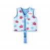 COLETE FLUTUADOR TARTARUGAS AZUL Tam S (11-19KG) BTBOX