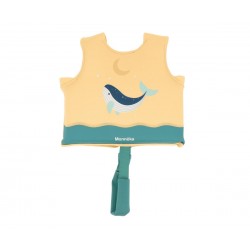 COLETE FLUTUADOR WHALE TEAL 3/6 ANOS MONNEKA