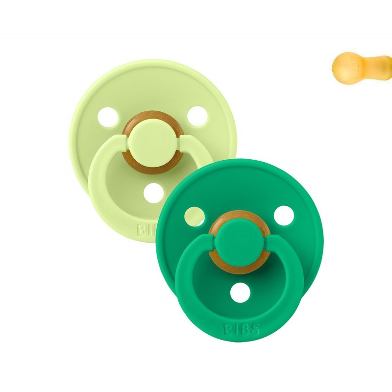2 CHUPETAS BIBS BABY MATCHA/CACTUS 6-18M