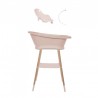 CONJUNTO BANHEIRA SENSE LED PALE PINK BEBEJOU