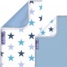 MANTA DUPLA FACE 70X85 - ESTRELAS AZUL