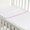 SAFETY BABY BED 50X80 LISO ROSA