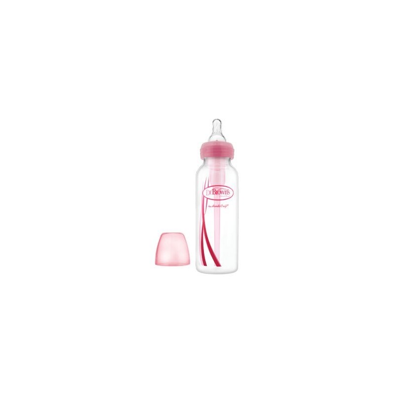 BIBERAO BOCA ESTREITA ROSA 250ML