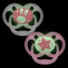 CHUPETAS ADVANTAGE NOTURNAS DR BROWN`S 6-18m ROSA