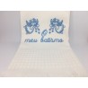 TOALHA BATISMO ANJOS AZUL