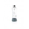 GARRAFA VIDRO METALIC SILVER 550ML