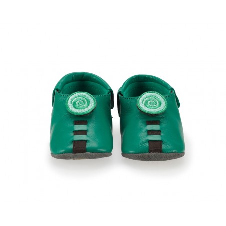 SAPATO SHUPEAS VERDE ESPIRAL 0-24M.