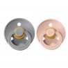 2 CHUPETAS BIBS CLOUD/BLUSH 6-18M