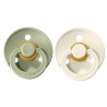 2 CHUPETAS BIBS IVORY/SAGE 6-18M