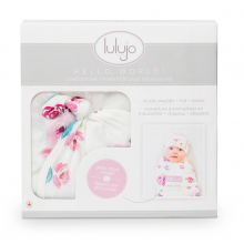 SWADDLE + GORRO + STICKER (POSIES)